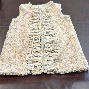 Flying Tomato Cream Furry Vest